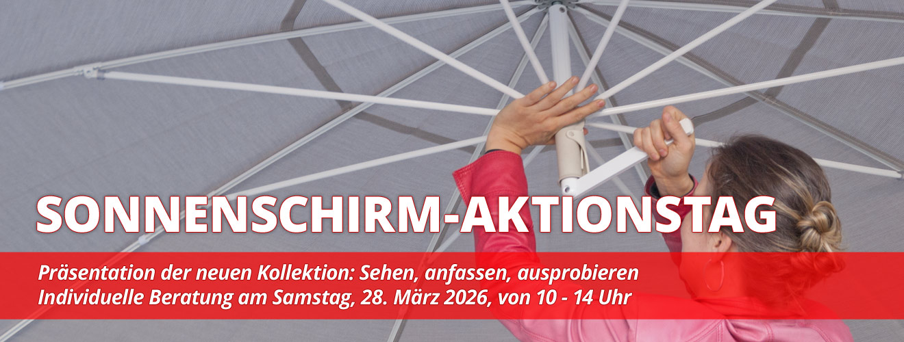 Sonnenschirm-Aktionstag in Dorfhain am Samstag, 28. März 2026, von 10 - 14 Uhr
