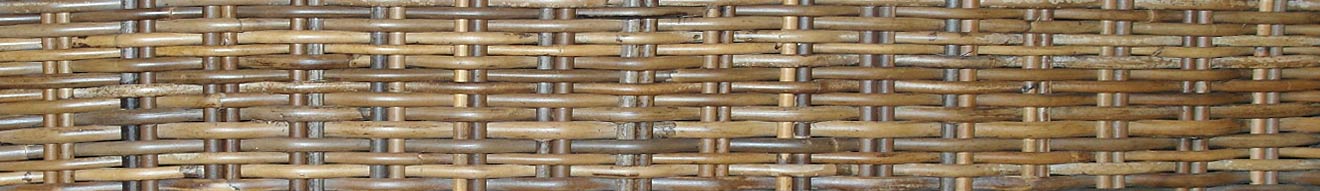 Rattangeflecht aus dem Naturmaterial Rattan